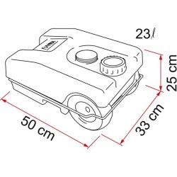 Roll-tank 23 W